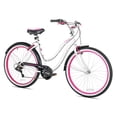 thumbnail image 1 of Susan G Komen 26" Cruiser Women's Bike, White/Pink, 1 of 7