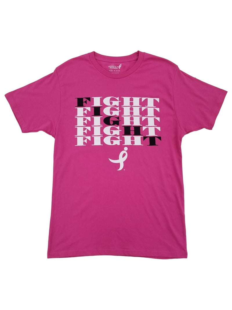 Immunity Photo Tee (Pink）M Proud Pink Supporter Breast Cancer Awareness Womens Top