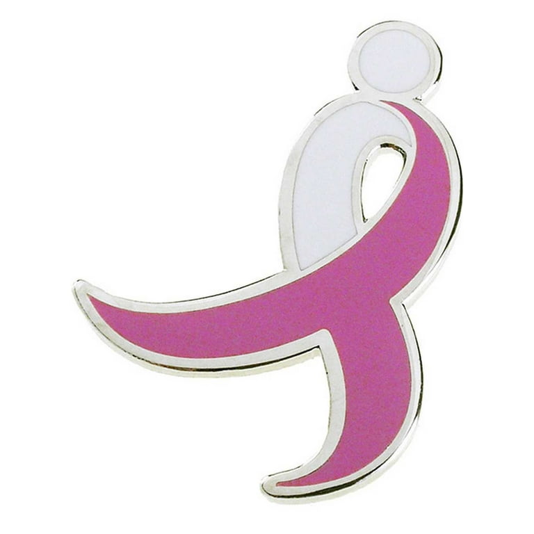 Susan G. Komen Running Ribbon Co-Survivor Pink & White Pin KOMEHP000100 -  Walmart.com