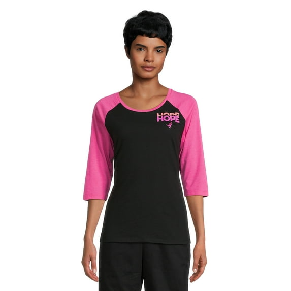 Susan G. Komen Women's Hope Stack Graphic Tee with Short Sleeves, Sizes S-XXXL