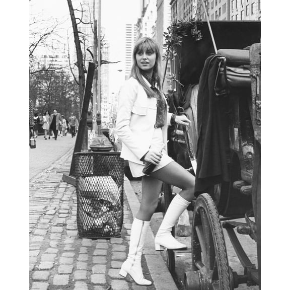 Susan George Glamorous Pose In Shorts 60's 24x36 Classic Hollywood Poster