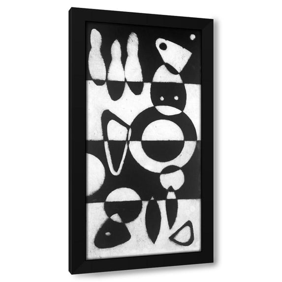 Susan Gillette 11x18 Black Modern Wood Framed Wall Art Titled - Grande e Moderno 1