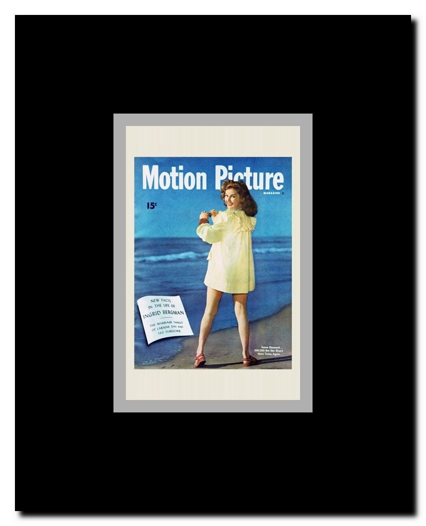 Susan Hayward Framed Movie Poster