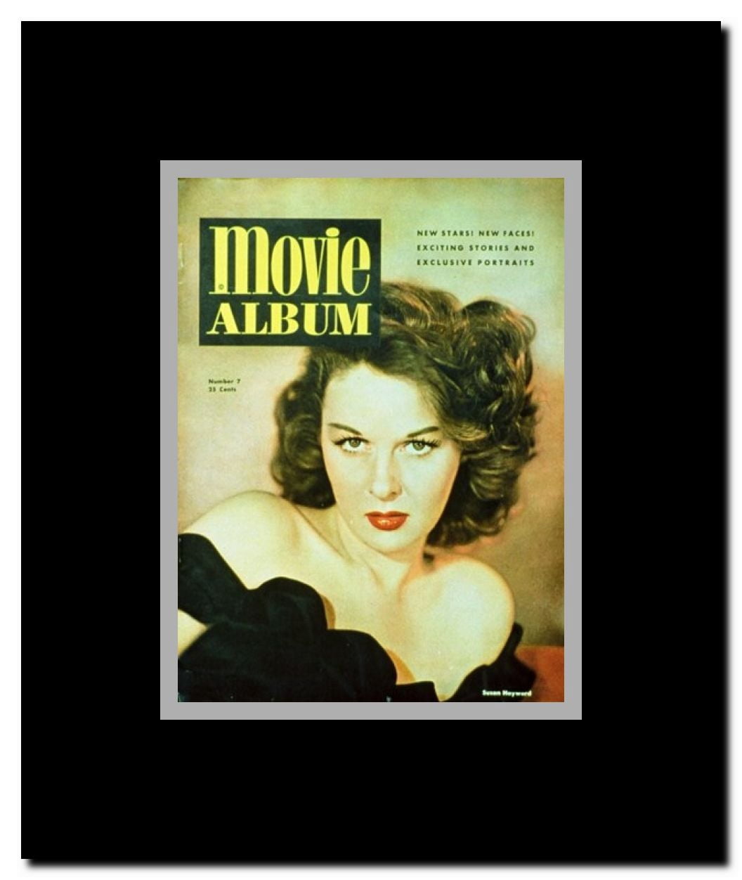 Susan Hayward Framed Movie Poster