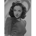thumbnail image 1 of Susan Hayward Posed in Stripe Long Sleeve Photo Print (8 x 10), 1 of 1