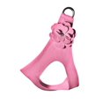 thumbnail image 1 of Susan Lanci Designs Premium Ultrasuede Tinkies Garden Flower Step in Harness, Perfect Pink, X-Small, 1 of 4