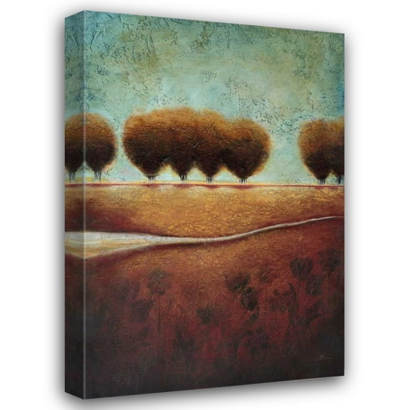 Susan Osborne 13x18 Gallery Wrapped Canvas Wall Art Titled - Abstract Landscape II