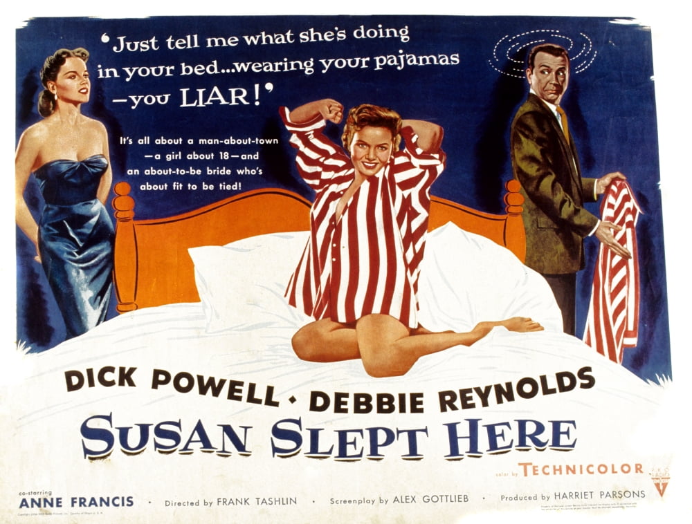 Susan Slept Here Canvas Art - (28 x 22)