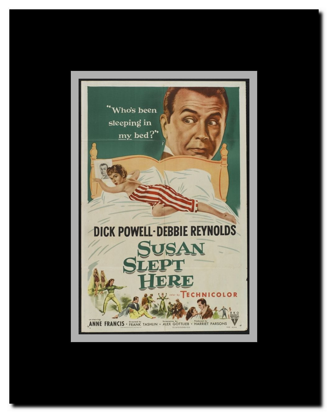 Susan Slept Here Framed Movie Poster