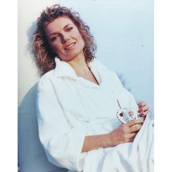 Susan Sullivan Posed in White Robe Portrait Photo Print (24 x 30)