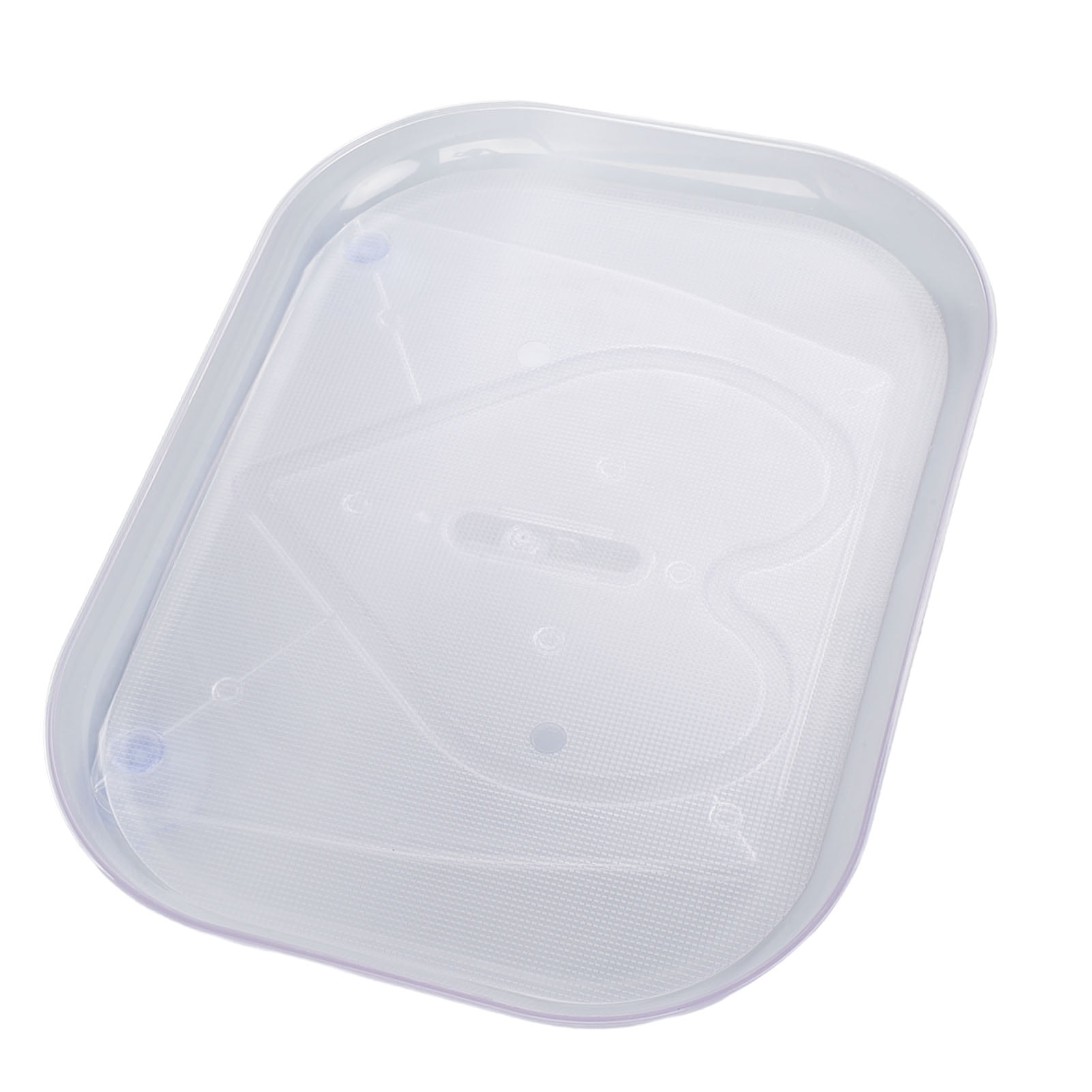 Susan Turntable For Refrigerator, 360 Degree Rotating Fridge Rectangular Fridge Storage With