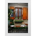 thumbnail image 1 of Susan Vizvary Photography 13x18 White Modern Wood Framed Museum Art Print Titled - Table for Two with Chairs, 1 of 4