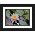 thumbnail image 1 of Susan Vizvary Photography 14x11 Black Ornate Wood Framed with Double Matting Museum Art Print Titled - NZ Waterlily, 1 of 4