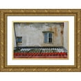 thumbnail image 1 of Susan Vizvary Photography 14x11 Gold Ornate Wood Framed with Double Matting Museum Art Print Titled - Tile Roof with Window, 1 of 4