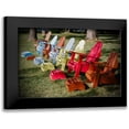 thumbnail image 1 of Susan Vizvary Photography 18x13 Black Modern Framed Museum Art Print Titled - Seven Chairs, 1 of 5