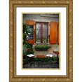 thumbnail image 1 of Susan Vizvary Photography 23x32 Gold Ornate Wood Framed with Double Matting Museum Art Print Titled - Table for Two with Chairs, 1 of 4