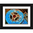 thumbnail image 1 of Susan Vizvary Photography 24x17 Black Ornate Wood Framed with Double Matting Museum Art Print Titled - Vintage Blue Car Parts, 1 of 4