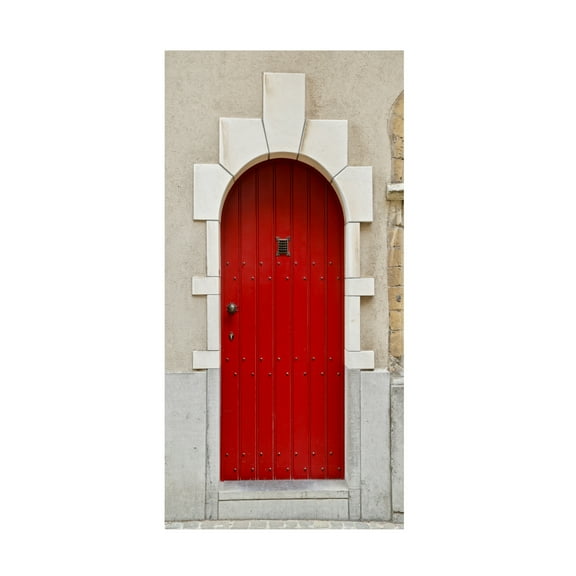 Susan Vizvary Photography 'Belgium Red Door' Canvas Art