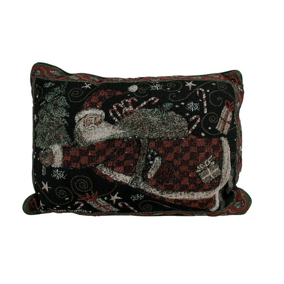 Susan Winget Holiday Greetings 18 X 12 Inch Tapestry Throw Pillow