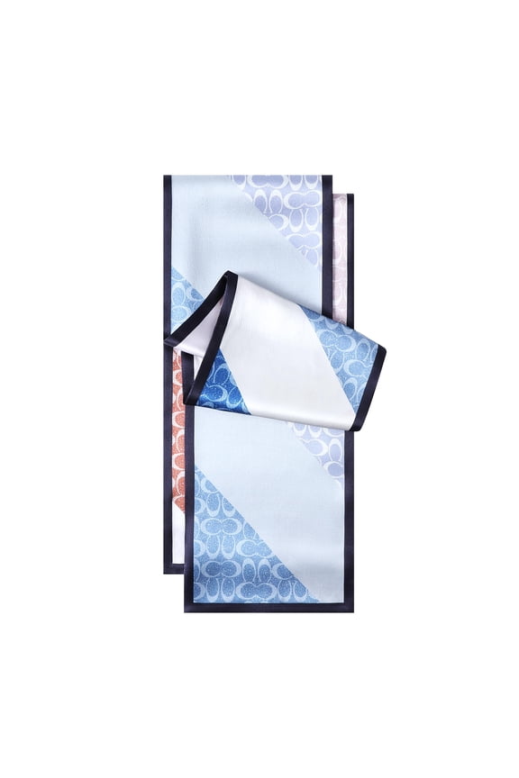 Unisex 100% Mulberry Silk Skinny Scarf, All-Season Long Silk Ribbon for Women & Men 59"x7", Gift-Ready