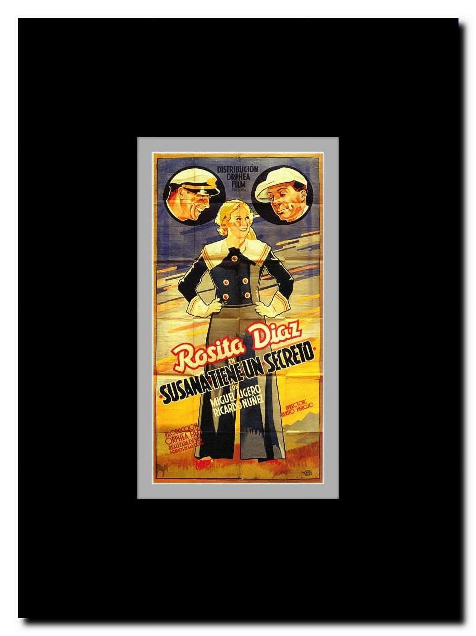 Susana Tiene un Secreto Framed Movie Poster