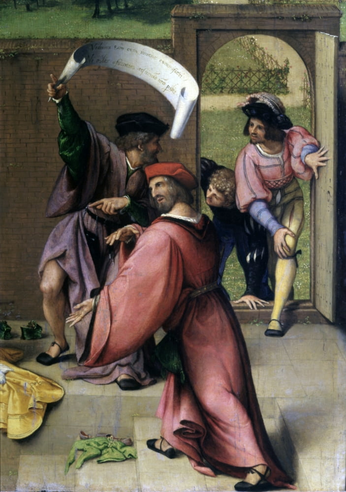 Susanna And The Elders Canvas Art - (24 x 36)