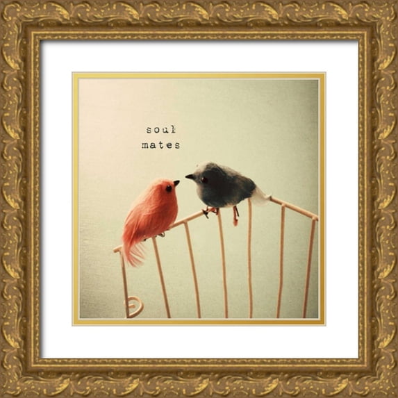 Susannah Tucker Photography 12x12 Gold Ornate Wood Framed with Double Matting Museum Art Print Titled - Soulmates