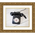 thumbnail image 1 of Susannah Tucker Photography 14x12 Gold Ornate Wood Framed with Double Matting Museum Art Print Titled - Back In Time Black Telephone, 1 of 4