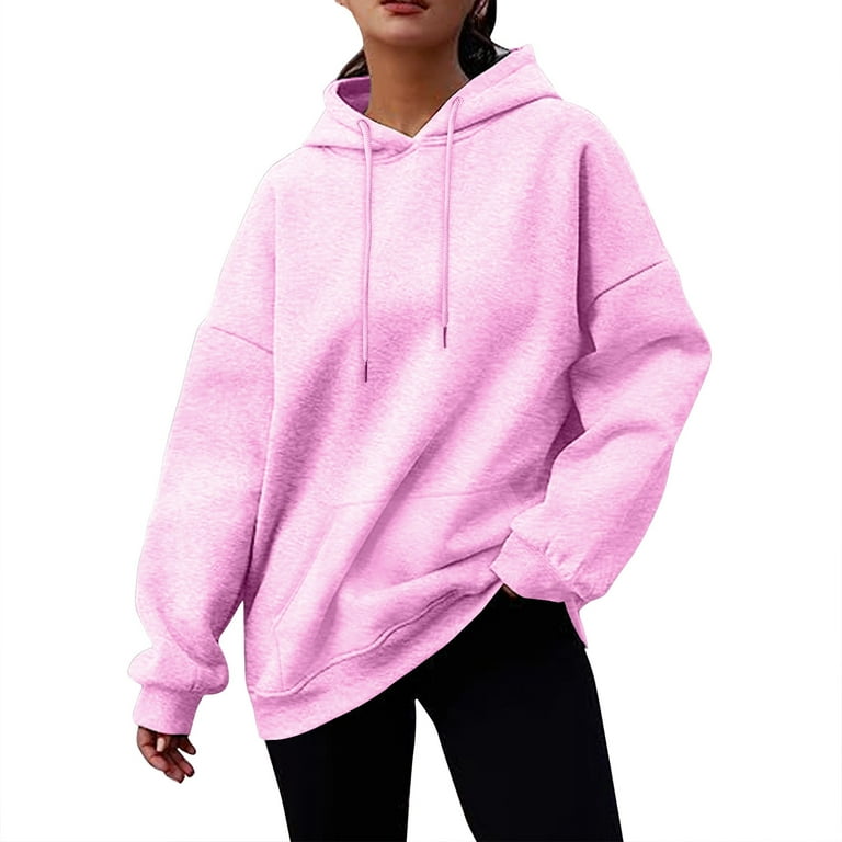 Pullover Sweatshirt Drawstring Breathable Warm Solid Color Unisex Plush  Lined Pullover Hoodie Oversized Hoodie for Work - AliExpress