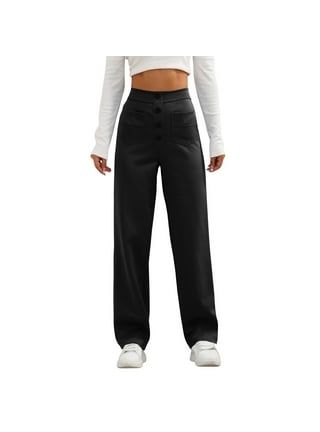 Petite High Waisted Trousers