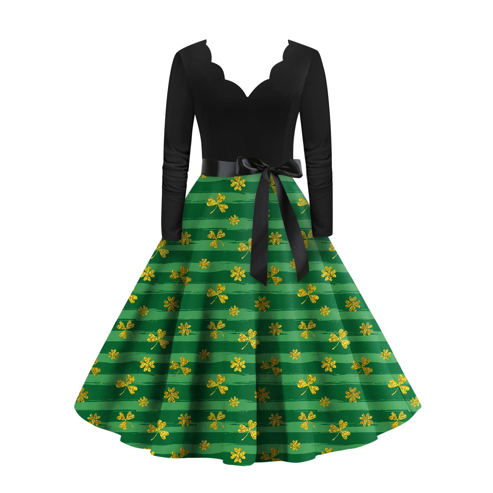 womens halter style st patricks day dresses