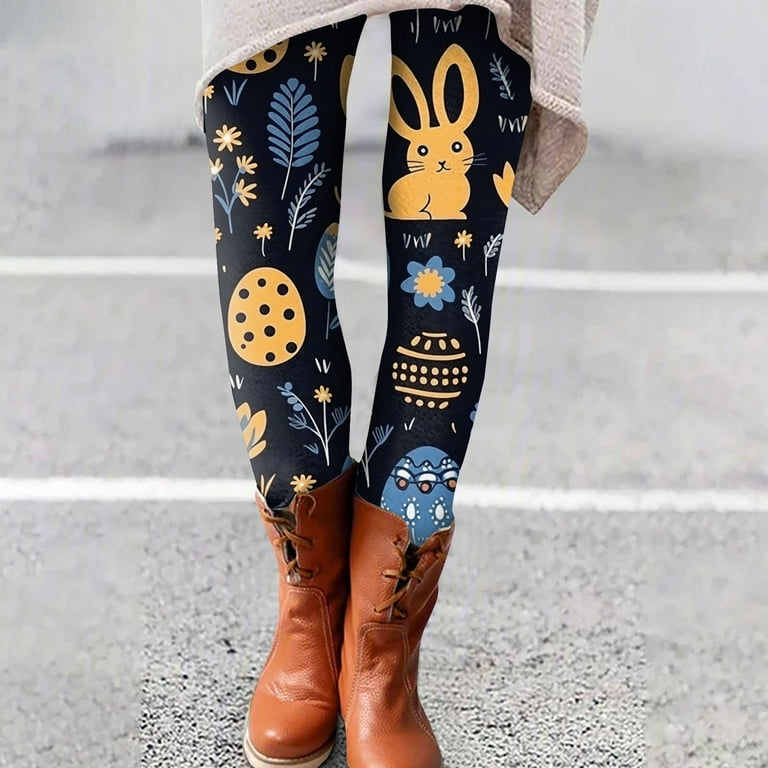 Best Deal for Plus Size Easter Leggings for Women Tummy Control