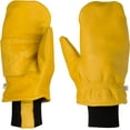 thumbnail image 1 of Suse's Kinder Leather Women's Sized Chopper Mittens Also for Men – Insulated Water Resistant Cowhide Winter Gloves for Work, Ski, Outside, 1 of 7