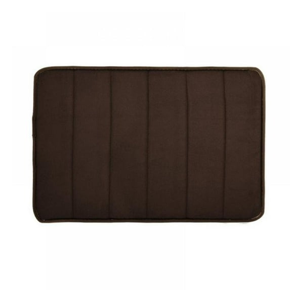 Susenc Memory Foam Bathroom Rugs Non Slip Absorbent Soft Washable Bath Mats Small Area Carpet 17x24 Inch,Coffee