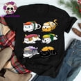 thumbnail image 1 of Sushi Cats Sushi Lover Cat Lover Kawaii Anime Neko T-shirt, Cute Sushi Cat Kawaii Clothing, Kawaii Shirt, Gift For Cat Lovers, 1 of 2