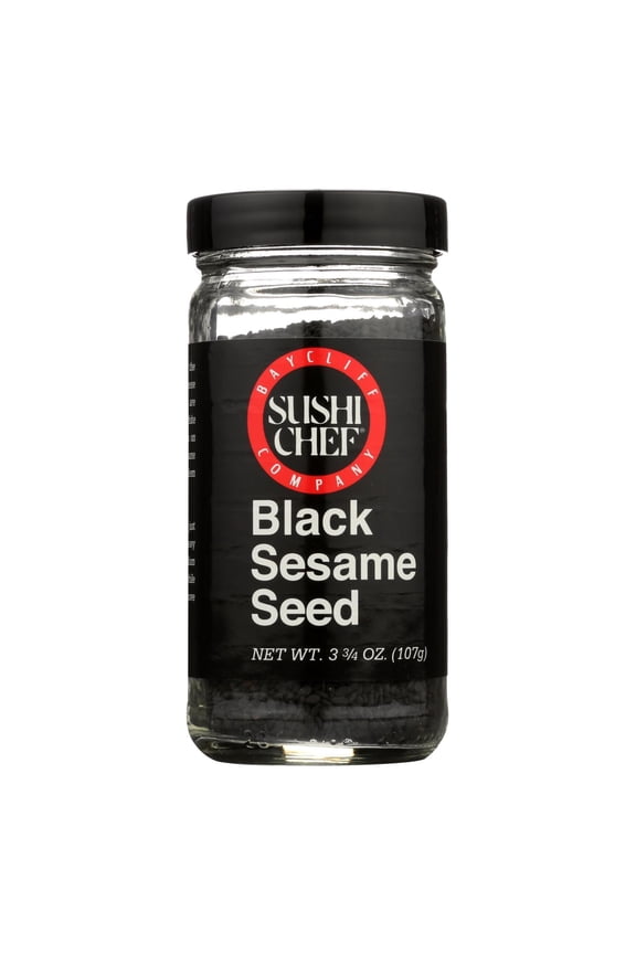 , Black Sesame Seeds (Whole), 3.75 oz (107g), Pantry Staple