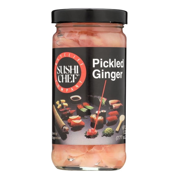 Sushi Chef - Ginger Pickled - 6 Oz, Case of 12