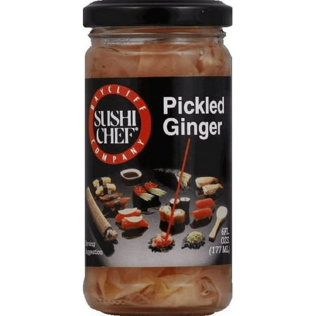 Sushi Chef Natural Pickled Ginger, 2-Pack 6 oz. Jars