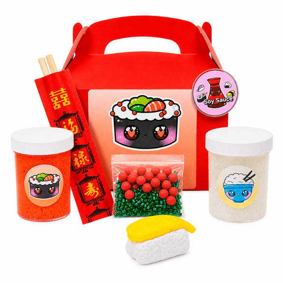 Sushi DIY Handmade Scented Slime Kit