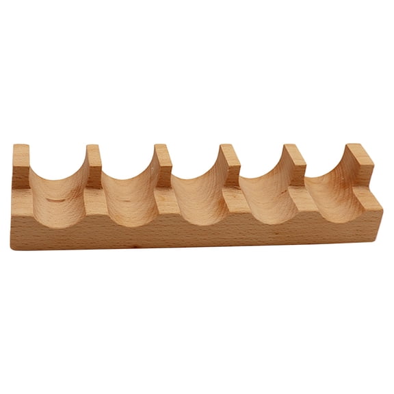 Sushi Display Stand, Sushi Serving Tray, E Wooden Temaki Sushi Roll Holder Display Stand with 4 Slots for Home Restaurant Use, by Goohae