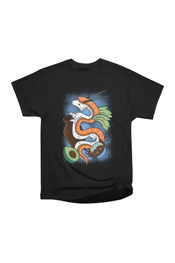 Sushi Dragon T-Shirt Tee Gift For Him Merch For Her Apparel For Friend