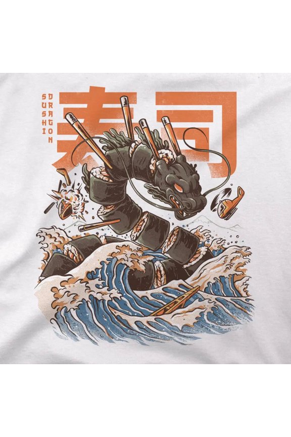 Sushi Dragon Unisex T-Shirt Tee Sweatshirt Hoodie Tank Top