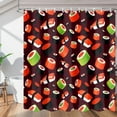 thumbnail image 1 of Sushi Japanese Food Shower Curtain for Bathroom Shower Curtain Set with 12 Hooks Waterproof Fabric Bath Curtain for Bathtub Restroom Decor, 72 X 72 in, 1 of 6