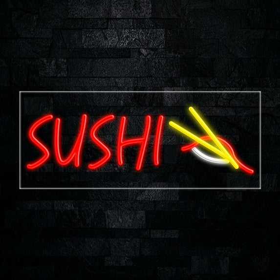 Sushi-LED Neon Sign 30"L x 12"H #30632