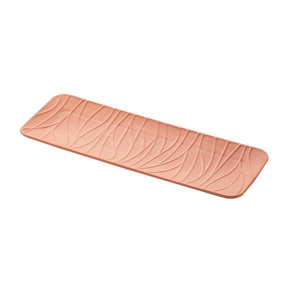 Sushi Long Rectangle and Cake Trays, Plastic Platters for Party and Entertaining, Durable Trays for Serving Sushi, Cake, Snacks, and Appetizers Akmoler | Pink