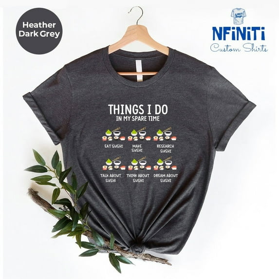 Sushi Lover T-Shirt, Japanese Food Tee All Size S-5Xl