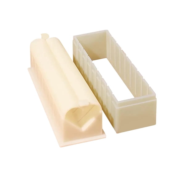 Sushi Making Kit 3-Piece Mold Set | Rice & Seaweed Roll Press | Nonstick HIPS Material | Quick Forming Sushi Artifact | Compact Design, Easy Clean, Includes Knife & Fork