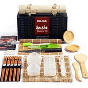 Sushi Making Kit, LazySpin 22 in 1 Sushi Maker Bazooker Roller Tools with Bamboo Mats