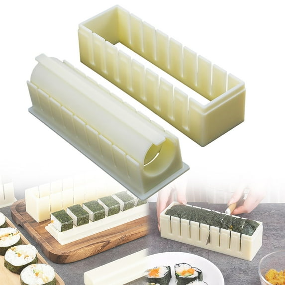 Sushi Making Kit for Beginners with Rice Roller Onigiri Tool Set