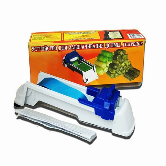 Sushi Making Tool, Vegetable Meat Roller for Home Kitchen, Manual Sushi Roller for Stuffed Leaves and Wraps with Box for Easy Storage